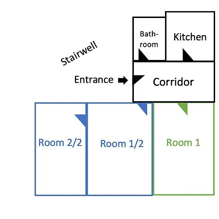 Apartment 3-zimmer - 4 Og Duisburg